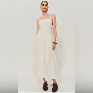 NWOT Reformation Perlette Sleeveless Halter Maxi Dress